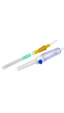 Система инфузионная для переливания SFM 0,80 х 40 - 21G, КОМПЛЕКТ 25 штук, пластиковый шип