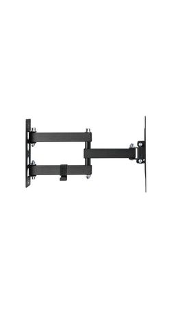 Кронштейн-крепление для ТВ настенный, до 30 кг. VESA 100х100-200х200, 23"-43", черный, SONNEN, 455947