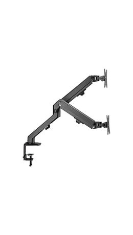 Кронштейн для двух мониторов настольный VESA 75х75, 100х100, 17"-27", до 14 кг, SONNEN MOTION, 455945