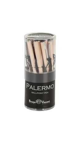 Ручка шариковая BRUNO VISCONTI "Palermo", пудровый металлический корпус, 0,7 мм, синяя, 20-0250/16