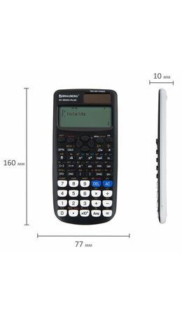 Калькулятор инженерный BRAUBERG SC-991EX-Plus (165х84 мм), 552 функции,10+2 разрядов, двойное питание, 271726