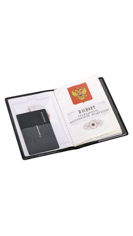 Обложка для паспорта, мягкий полиуретан, "PASSPORT", нежно-розовая, STAFF, 238403
