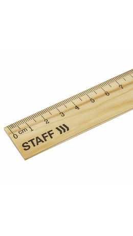 Набор деревянных линеек STAFF, 15 см, 20 см, 25 см, 30 см, канадская сосна, 210803
