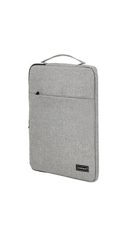 Чехол для ноутбука HEIKKI OPTION 13-14'' (ХЕЙКИ), с ручкой и карманом, серый, 35,5х24х2,5 см, 272600