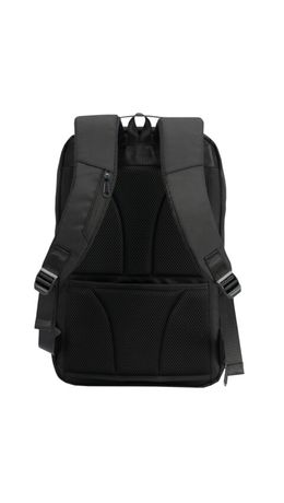 Рюкзак HEIKKI HIGH TECH (ХЕЙКИ) с отделением для ноутбука, USB-порт, черный, 46x30x10 см, 272588