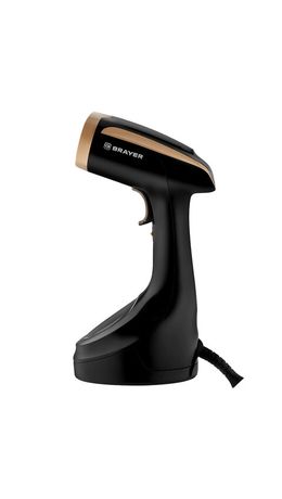 Отпариватель ручной BRAYER BR4125, 1700 Вт, пар 25 г/мин, резервуар 0,28 л, 1 режим, черный