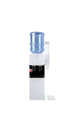Кулер-водонагреватель БЕЗ ОХЛАЖДЕНИЯ ECOTRONIC J1-LCN XS, напольный, шкаф, 2 крана, белый, 12091