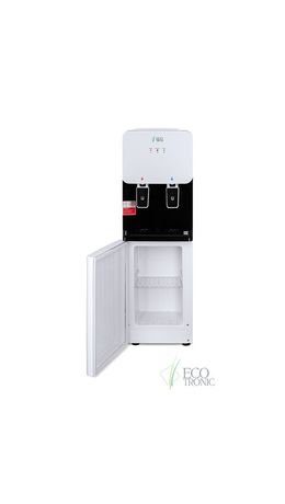 Кулер-водонагреватель БЕЗ ОХЛАЖДЕНИЯ ECOTRONIC J1-LCN XS, напольный, шкаф, 2 крана, белый, 12091
