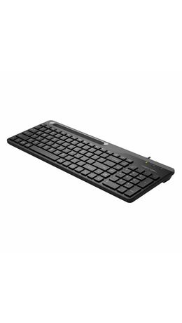 Клавиатура проводная A4TECH Fstyler FK25, USB, 103 кнопки, черная, 1530215