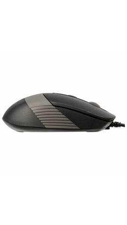 Мышь проводная A4TECH Fstyler FM10, USB, 3 кнопки + 1 колесо-кнопка, оптическая, черная, 1147673