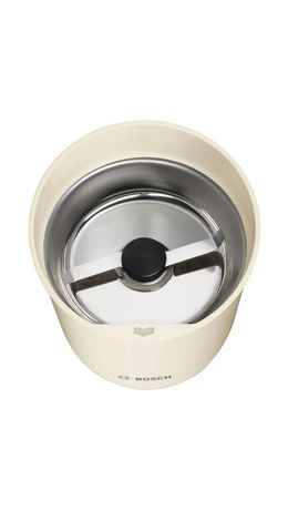 Кофемолка BOSCH TSM6A017C, мощность 180 Вт, вместимость 75 г, пластик, бежевая