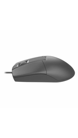 Мышь проводная A4TECH OP-330, USB, 2 кнопки + 1 колесо-кнопка, оптическая, черная, 1530236