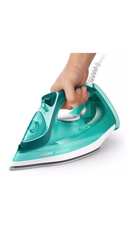 Утюг PHILIPS DST3030/70, 2400 Вт, керамическое покрытие, самоочистка, антикапля, автоотключение, бирюзовый