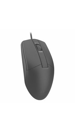 Мышь проводная A4TECH OP-330, USB, 2 кнопки + 1 колесо-кнопка, оптическая, черная, 1530236