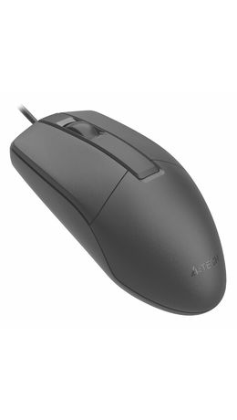 Мышь проводная A4TECH OP-330, USB, 2 кнопки + 1 колесо-кнопка, оптическая, черная, 1530236
