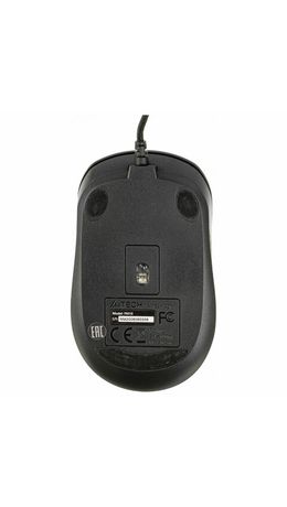 Мышь проводная A4TECH Fstyler FM10, USB, 3 кнопки + 1 колесо-кнопка, оптическая, черная, 1147673