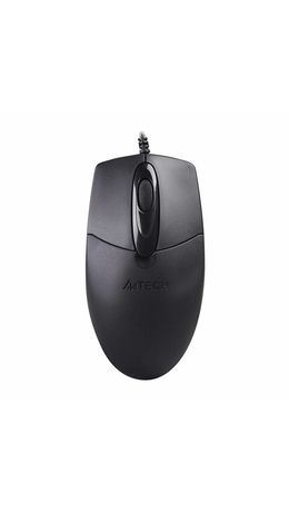 Мышь проводная A4TECH OP-720, USB, 2 кнопки + 1 колесо-кнопка, оптическая, черная, 513289