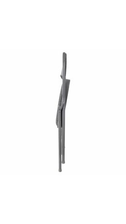 Стул складной BRABIX "Golf Plus CF-003 КОМФОР"Т, серый каркас, серая ткань, 532890