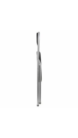 Стул складной BRABIX "Golf CF-007", серебристый каркас, кожзам чёрный, 532891