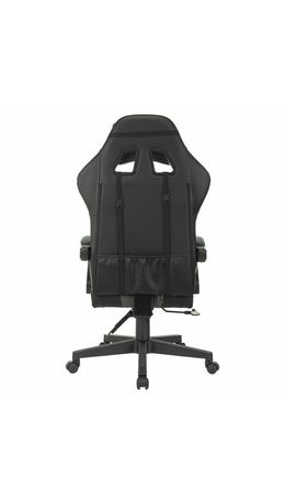 Кресло компьютерное BRABIX "Striker GM-121", синхромеханизм, 2 подушки, экокожа/велюр, черное/серое, 532961