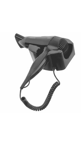 Фен для волос настенный BRAYER BR3021BK, 2000 Вт, пластик, 2 скорости, 2 температурных режима, черный