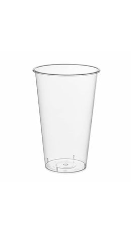 Стакан одноразовый пластиковый, прозрачный, сверхплотный, 500 мл, "Bubble Cup", ВЗЛП, 1021ГП