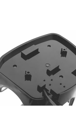 Фен для волос настенный BRAYER BR3021BK, 2000 Вт, пластик, 2 скорости, 2 температурных режима, черный