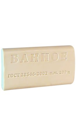 Мыло туалетное 100 г, ММЗ ЭКОНОМ "Банное", без обертки