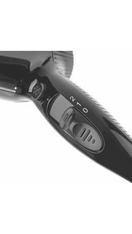 Фен для волос настенный BRAYER BR3021BK, 2000 Вт, пластик, 2 скорости, 2 температурных режима, черный