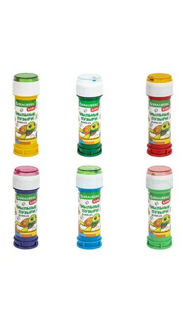 Мыльные пузыри 60 мл, с игрушкой на крышке, BRAUBERG KIDS, 665453