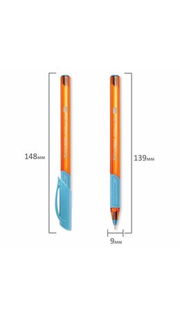 Ручка шариковая масляная с грипом BRAUBERG "Extra Glide GT Sky Blue", СВЕТЛО-СИНЯЯ, игольчатый узел 0,7 мм, линия письма 0,35 мм, 144074