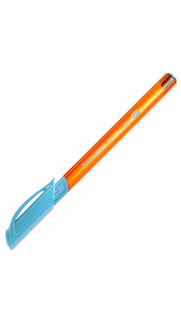 Ручка шариковая масляная с грипом BRAUBERG "Extra Glide GT Sky Blue", СВЕТЛО-СИНЯЯ, игольчатый узел 0,7 мм, линия письма 0,35 мм, 144074