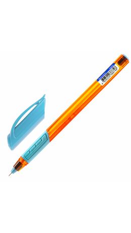 Ручка шариковая масляная с грипом BRAUBERG "Extra Glide GT Sky Blue", СВЕТЛО-СИНЯЯ, игольчатый узел 0,7 мм, линия письма 0,35 мм, 144074