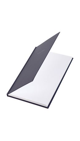 Блокнот А5 134х206 мм, 80 л., твёрдый, клетка, BRAUBERG "Minimal", синий, 116439