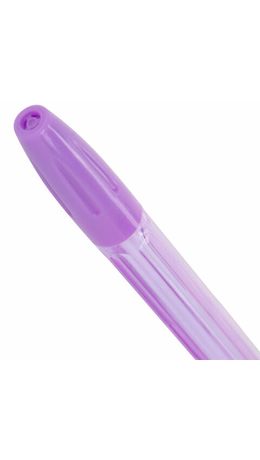 Ручка шариковая с грипом BRAUBERG "ULTRA GT PASTEL", СИНЯЯ, корпус ассорти, линия 0,35 мм, 144053