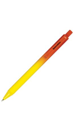 Ручка шариковая автоматическая BRAUBERG "Grade", корпус soft-touch, СИНЯЯ, пишущий узел 0,7 мм, линия письма 0,35 мм, 144205