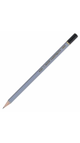 Карандаш чернографитный KOH-I-NOOR 1860, 1 шт., 2B, корпус серый, 186002B00104