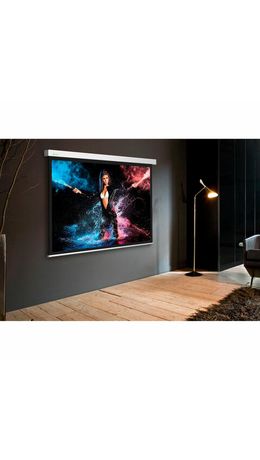 Экран Cactus Wallscreen CS-PSW-180x180, 180x180 см, 1:1, настенно-потолочный, белый