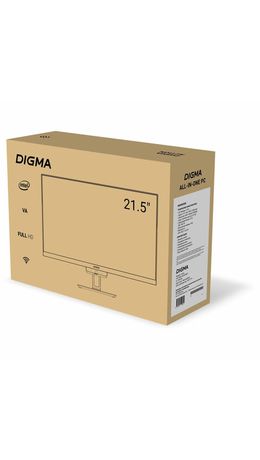 Моноблок DIGMA Action 21,5", Intel N95, 8 Гб, SSD 256 Гб, Windows 11 Pro, клавиатура + мышь, черный, DM21N9-8CXW01