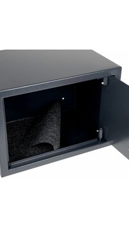 Сейф мебельный DASWERK SC-250EL (250х350х250 мм), электронный замок, графит, 291343