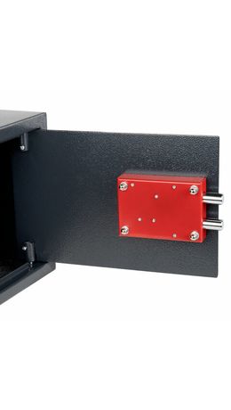 Сейф мебельный DASWERK SC-250KL (250х350х250 мм), ключевой замок, графит, 291342