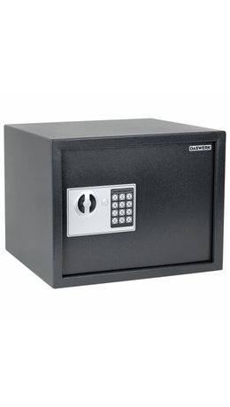 Сейф мебельный DASWERK SC-300EL (300х380х300 мм), электронный замок, графит, 291346