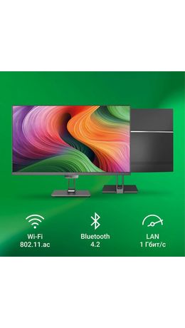 Моноблок DIGMA Action 21,5", Intel N95, 8 Гб, SSD 256 Гб, Windows 11 Pro, клавиатура + мышь, черный, DM21N9-8CXW01