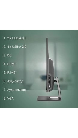 Моноблок DIGMA Action 21,5", Intel N95, 8 Гб, SSD 256 Гб, Windows 11 Pro, клавиатура + мышь, черный, DM21N9-8CXW01