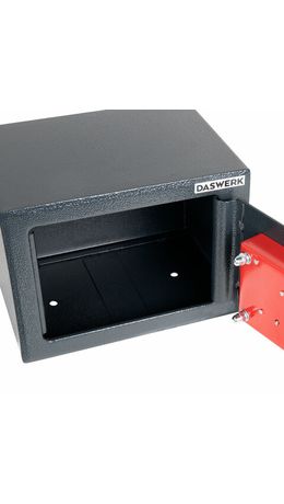 Сейф мебельный DASWERK SC-170KL (170х230х170 мм), ключевой замок, графит, 291337