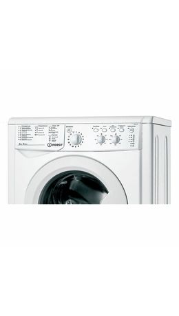 Стиральная машина INDESIT IWSC 6105, 1000 об/мин, 6 кг, фронтальная загрузка, 16 программ, белая, 869990767720