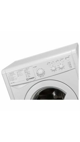 Стиральная машина INDESIT IWSC 6105, 1000 об/мин, 6 кг, фронтальная загрузка, 16 программ, белая, 869990767720