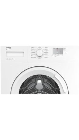 Стиральная машина BEKO WRS5511BWW, 1000 об/мин, 5 кг, фронтальная загрузка, 15 программ, белая, 7320110005