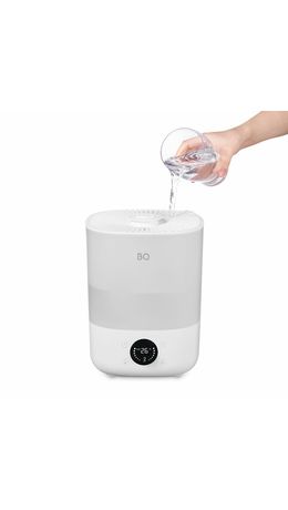 Увлажнитель воздуха BQ (БИ-КЬЮ) HDR1009, объем бака 4 л, 25 Вт, LED-дисплей, аромаконтейнер, белый, 86196444