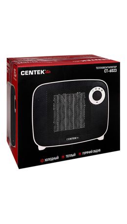 Тепловентилятор CENTEK CT-6023, 1500 Вт, 3 режима работы, белый